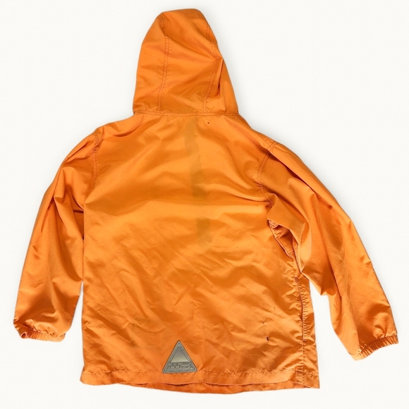 Vintage L.L. Bean Kids Anorak Pullover Jacket | Size L (Fits Women's M) | Orange - Picture 9 of 11